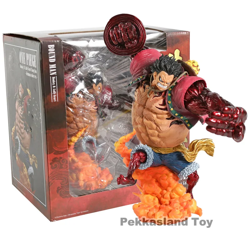 

One Piece Statue Battle Ver Monkey D Luffy Gear 4 Bound Man King Kong Gun Model Toy Luffy Action Figure Collection Toys