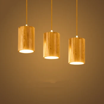 

Japan Wood Led Pendant Lamps Led Kitchen Dining & Bar Pendant Lights Hotel Lobby Bedroom Study Lighting Luminaire Fixtures Avize