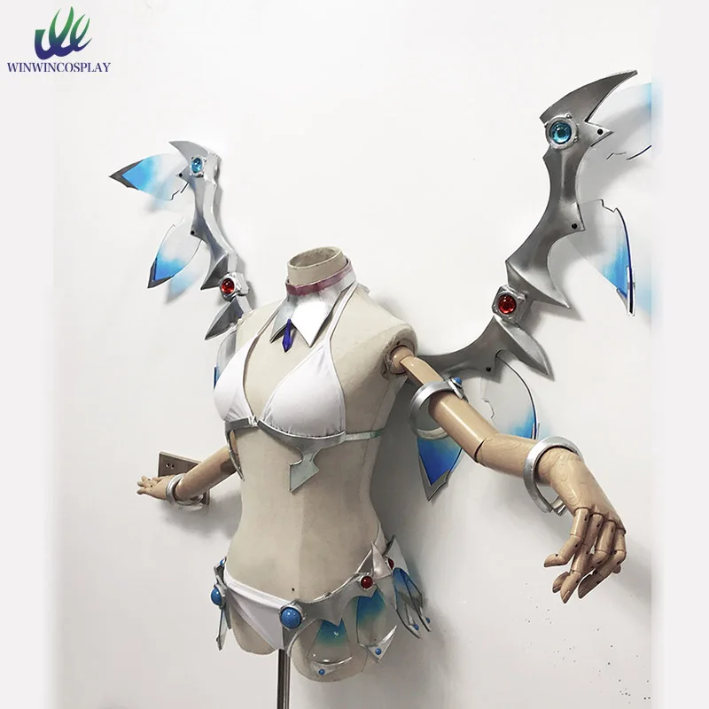 

Hatsune Miku Cosplay Full Set With Wing Bikini Shoes Cosplay Props For Comic Party Halloween Cosplay