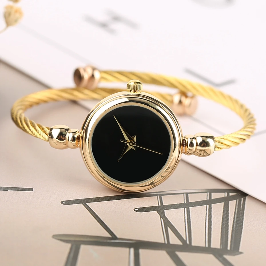 Top Gifts Summer Fashion Women Dress Watch Luxury Gold Slim Bangles Bracelets Clock Female Quartz Wristwatches Relogio Feminino 2018 (9)