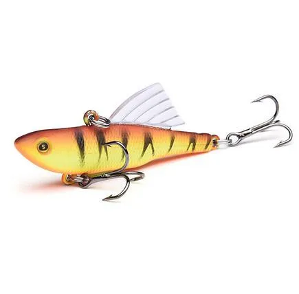 

10g 5.5cm 2pcs winter fishing lure hard bait VIB  lead inside lead fish ice sea fishing tackle swivel jig wobbler lure hard lure
