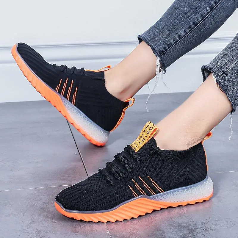 Mesh Women's Running Shoes Sports Women Sport Shoes Summer Women's Sneakers Deportivas Mujer Black Trainers Footwear Gym C-261