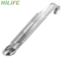 HILIFE, аксессуары для чая из нержавеющей стали, ситечко для чая, фильтр для заварки из нержавеющей стали, кухонные инструменты, изогнутая ручка