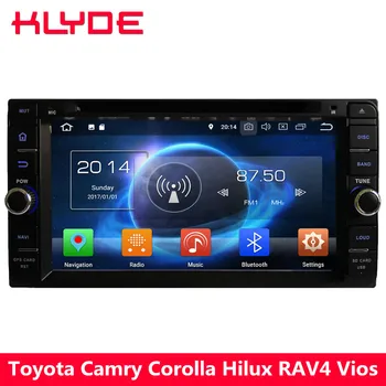 

KLYDE 4G Octa Core 4GB RAM+32GB Android 8.0 Car DVD Player Radio For Toyota RAV4 Terios Hiace Prado Previa Crown Camry Tundra