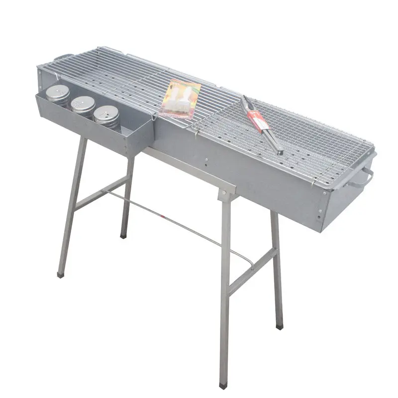 

barbecue oven commercial super-wide large charcoal grill with 100 long 26 wide inside the thick grill tools