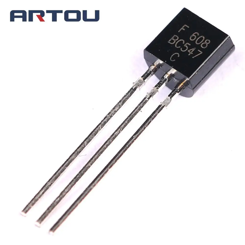 100PCS Transistor BC547C BC547 0.1A/45V NPN transistor TO-92 | Электронные компоненты и принадлежности