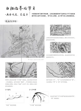 Китайская традиционная художественная живопись рисование книга персонажи Гонг