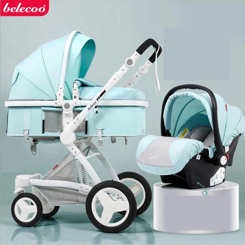 

2017 new multi-function high landscape baby stroller to send basket four seasons for 0-4 years old can be used