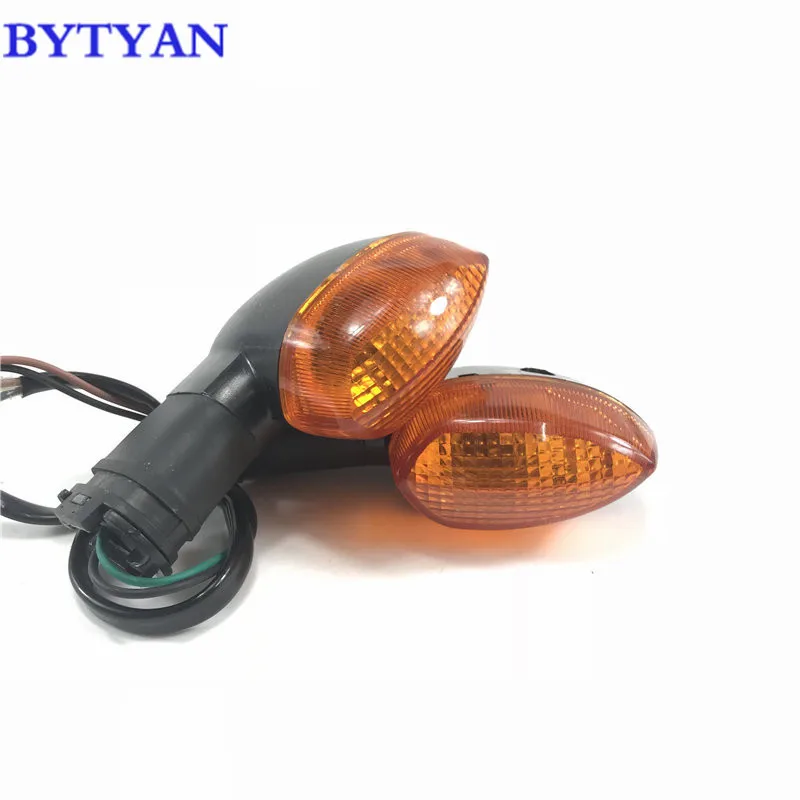 BYTYAN Amber Мотоцикл левый и правый указатель поворота свет лампы для Yamaha YZF R1 R6 FZ1 FZ6 XJ6
