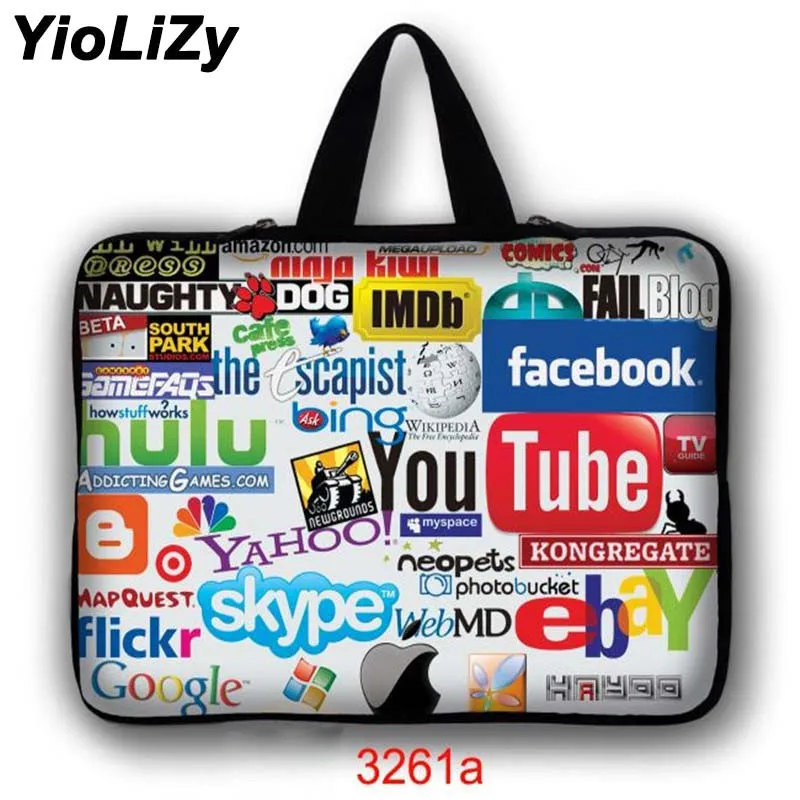 

WOW print Laptop Bag tablet Case 9.7 12 13.3 14.1 15.6 17.3 inch Notebook sleeve cover For macbook pro 13 retina LB-3261a