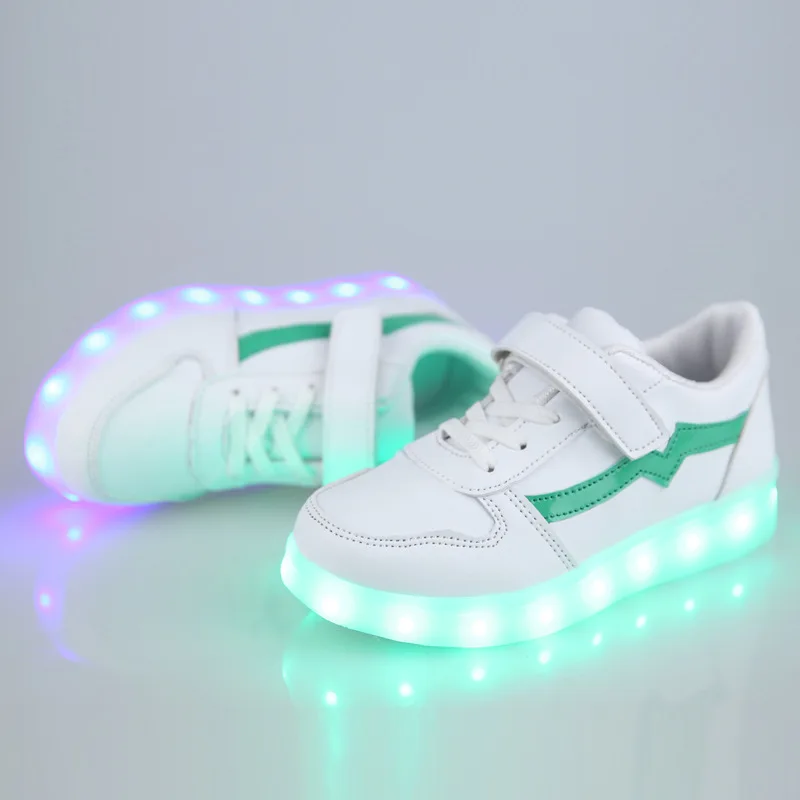 Usb зарядка детская обувь с подсветкой светящиеся кроссовки светодиодный с светильник на Повседневное для маленьких мальчиков обувь для девочек младенческой светодиодный светящиеся туфли детские кроссовки
