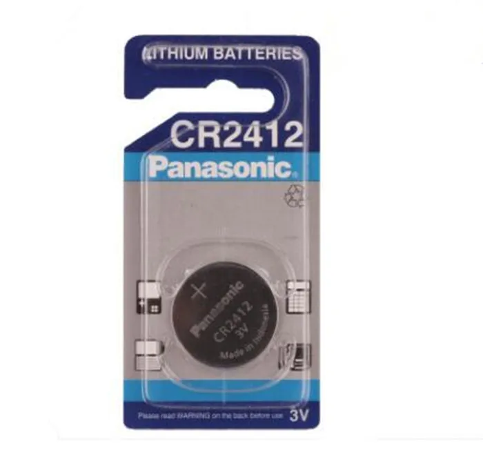 

100% Original New For Panasonic CR2412 3V Lithium Coin watch Key Fobs Battery For swatch watch For LEXUS Car Controller CR 2412
