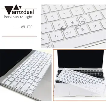 

Keyboard Skin Keyboard Film Keyboard Cover 12" Laptop Universal Protection Durable 7 Color for for Macbook 12"