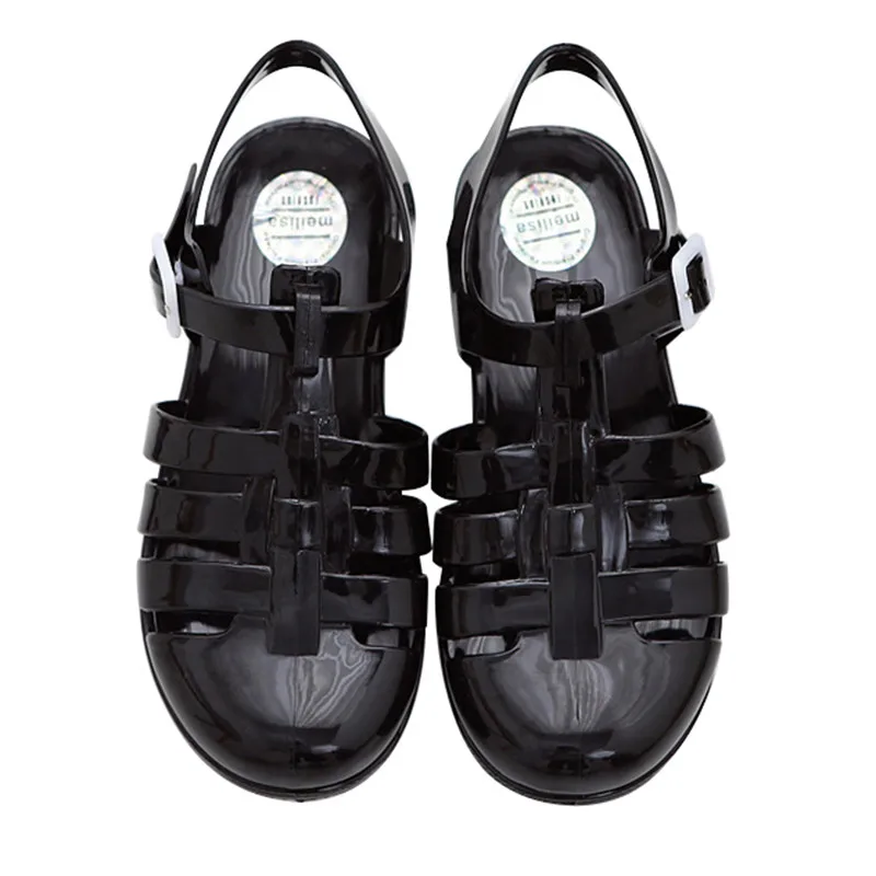 

Summer Shoes Woman Fashion Breathable Sandals Casual Shoes Girls Buckle Jelly Shoes Outdoor Anti-skid Clogs Zapatos De Mujer