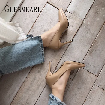 

Women Shoes High Heels Brand Spring Woman Pumps Party Working Shoes Pointed Toe Plus Size Office Ladies Dress Shoes Female Pumps