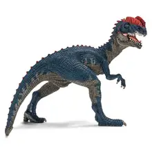 4 дюйма 14567 Парк Юрского периода дилофозавр игрушечные модели динозавров двойная Хохлатая ящерица ПВХ фигурка игрушка для детей подарок
