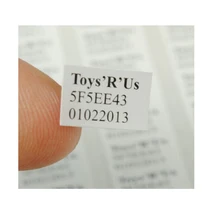 Индивидуальные этикетки для стирального порошка