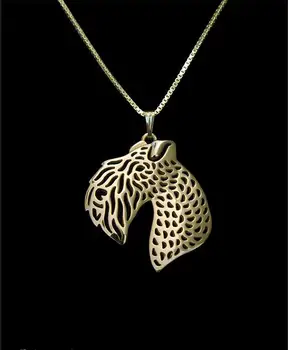 

DANGGAO fashion Newest Handmade Kerry Blue Terrier pendant Necklace women choker chain necklace Dog Jewelry Pet Lovers Gift Idea