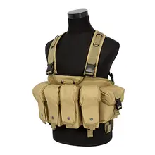 2017 NUEVA Caza Al Aire Libre Bolsa de Camuflaje Chaleco Táctico Militar Airsoft AK Rig Pecho Ammo 47 Revista Carrier Combat Mochila