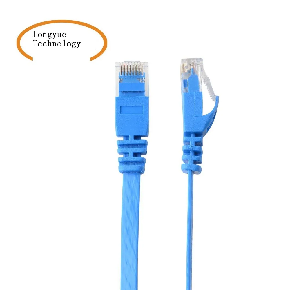 Сетевой кабель UTP из чистой меди плоский 0 25 м 1 фут 50 шт./лот|cable ethernet|cable ethernet rj45cable