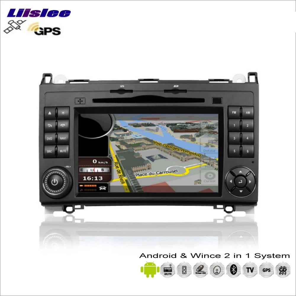 Best Liislee Car Android For Mercedes Benz Viano / Sprinter W906 CD DVD Player GPS Navi Map Navigation Audio Video Stereo S160 System 1