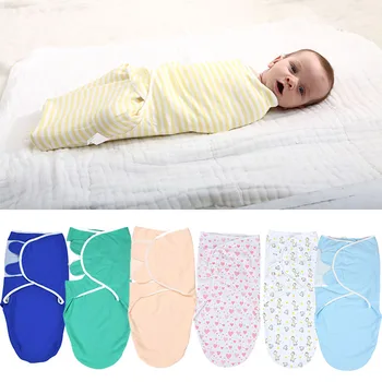 

Newborn Baby Wrap Swaddle Blanket, Baby Kids Colorful Toddler Swaddle Sleeping Bag Sleep Sack Stroller Wrap for 0-6 Month Baby