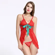 Сексуальное женское белье с красным кружевным бантом и телеграфным принтом, пижамный комплект, эротическое белье, Экзотическая одежда, сексуальное нижнее белье, сексуальные товары, костюмы