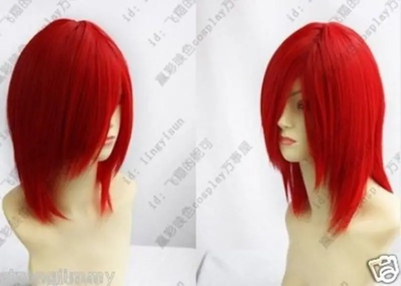 wang Hot Sell! New Fashion Short Red Cosplay Party Wig |