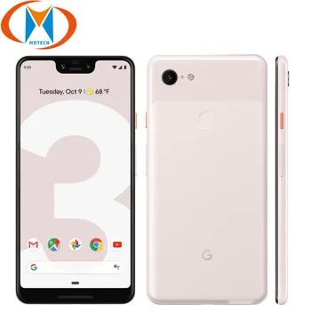 Перейти на Алиэкспресс и купить Новый оригинальный мобильный телефон Google Pixel 3 XL 6,3 дюйма Snapdragon 845 4 Гб ОЗУ 64 Гб ПЗУ 128 ГБ Android 9,0 NFC сканер отпечатков пальцев