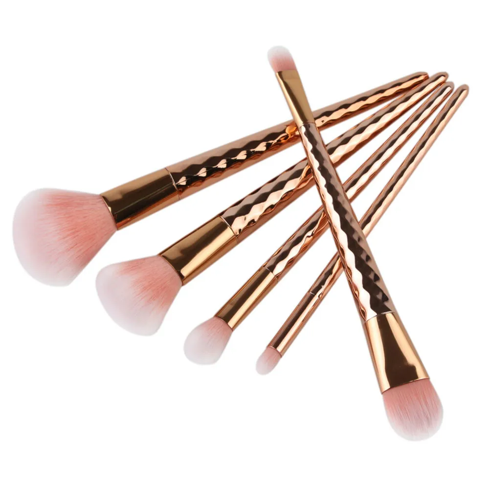 

5Pcs Colorful Cosmetic Eyebrow Eyeshadow make up brush beauty tool