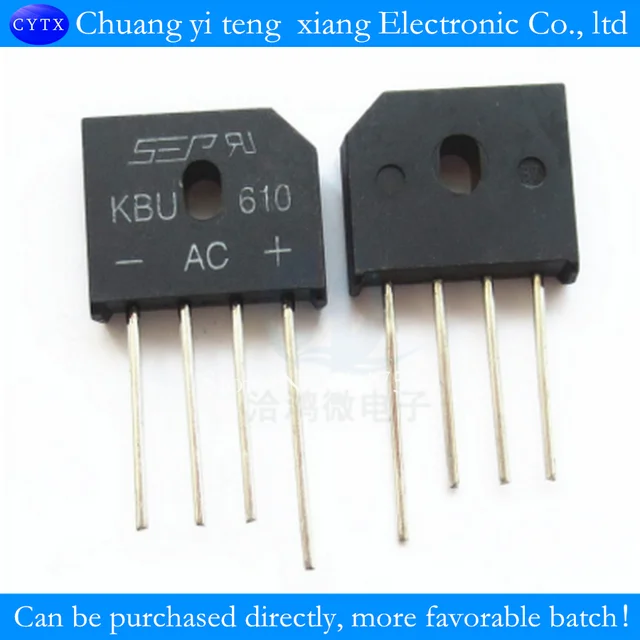 Best Price SEP KBU610 rectifier bridge Professional Electronic Component Parts A starting 10pcs/lot