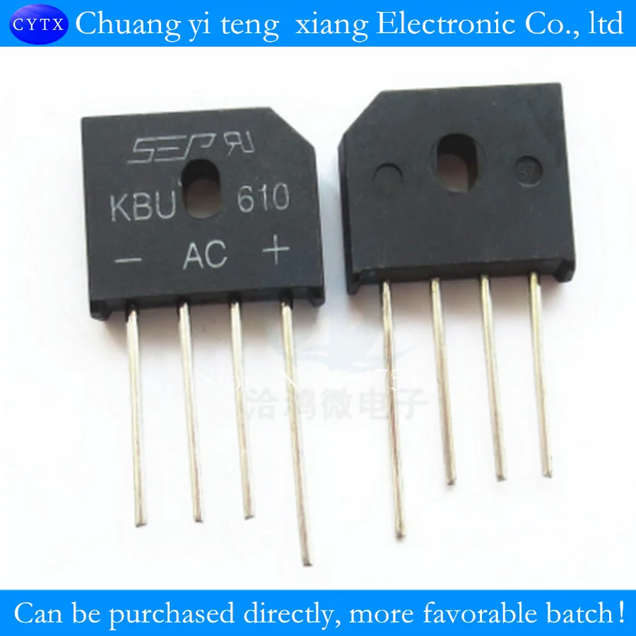 SEP KBU610 rectifier bridge Professional Electronic Component Parts A starting 10pcs/lot