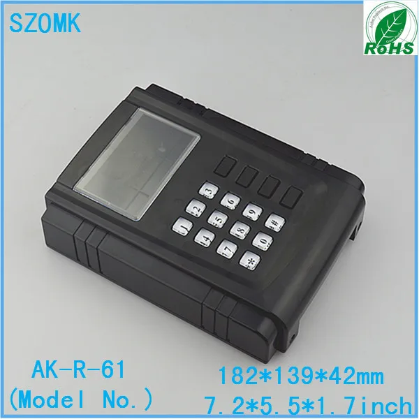 

electronics enclosures for pcb distribution box (1 pcs) 182*139*42mm enclosure with button szomk electronic out let box