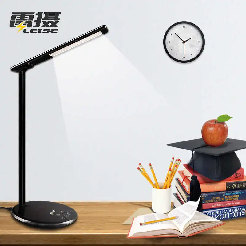 

Leise T1 Qc Wireless Charging Led Desk Lamp For Apple X/8plus Wireless Charger + Led Desk Lamp Combo Bedside Desk Office