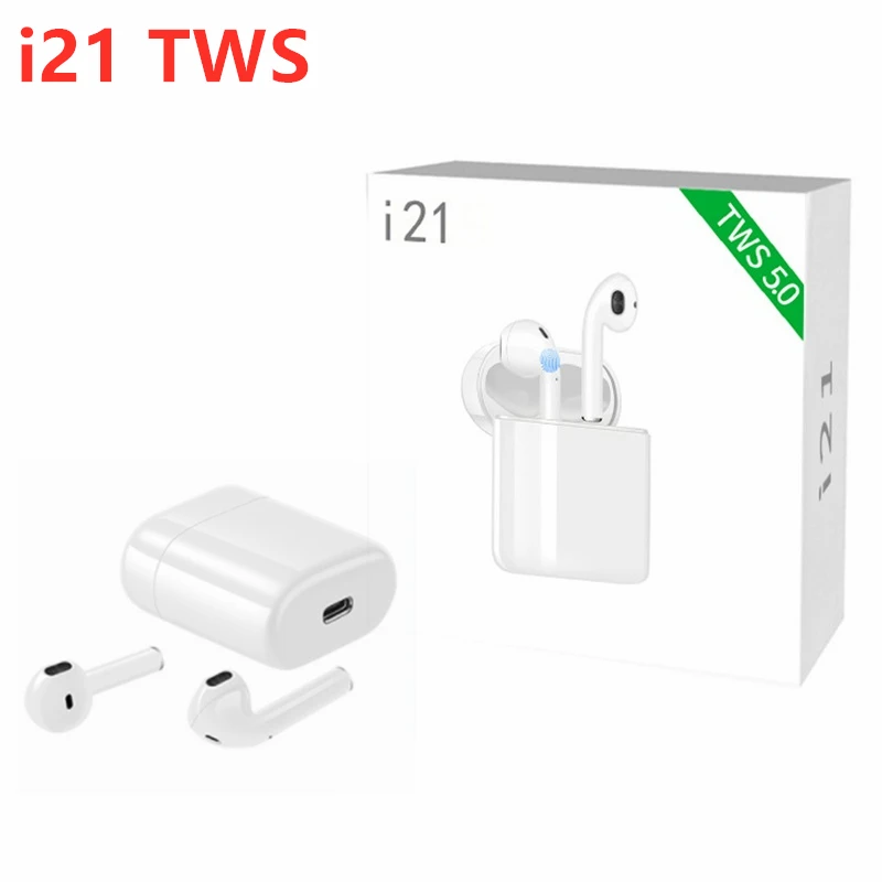 

i21 TWS Pk i20 Siri 1:1 Pop-up Automatic Pairing Bluetooth Wireless Headset Earphone Touch Control PK i10 i20 i13 i15 i7 i7s