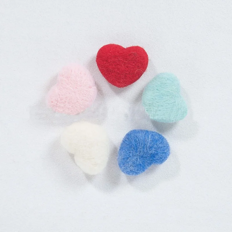 Newborn Handmade Wool Felt Heart Shape Photography Studio Props Infant fotografia Accessories Baby Girl Boy Photo Shoot Props