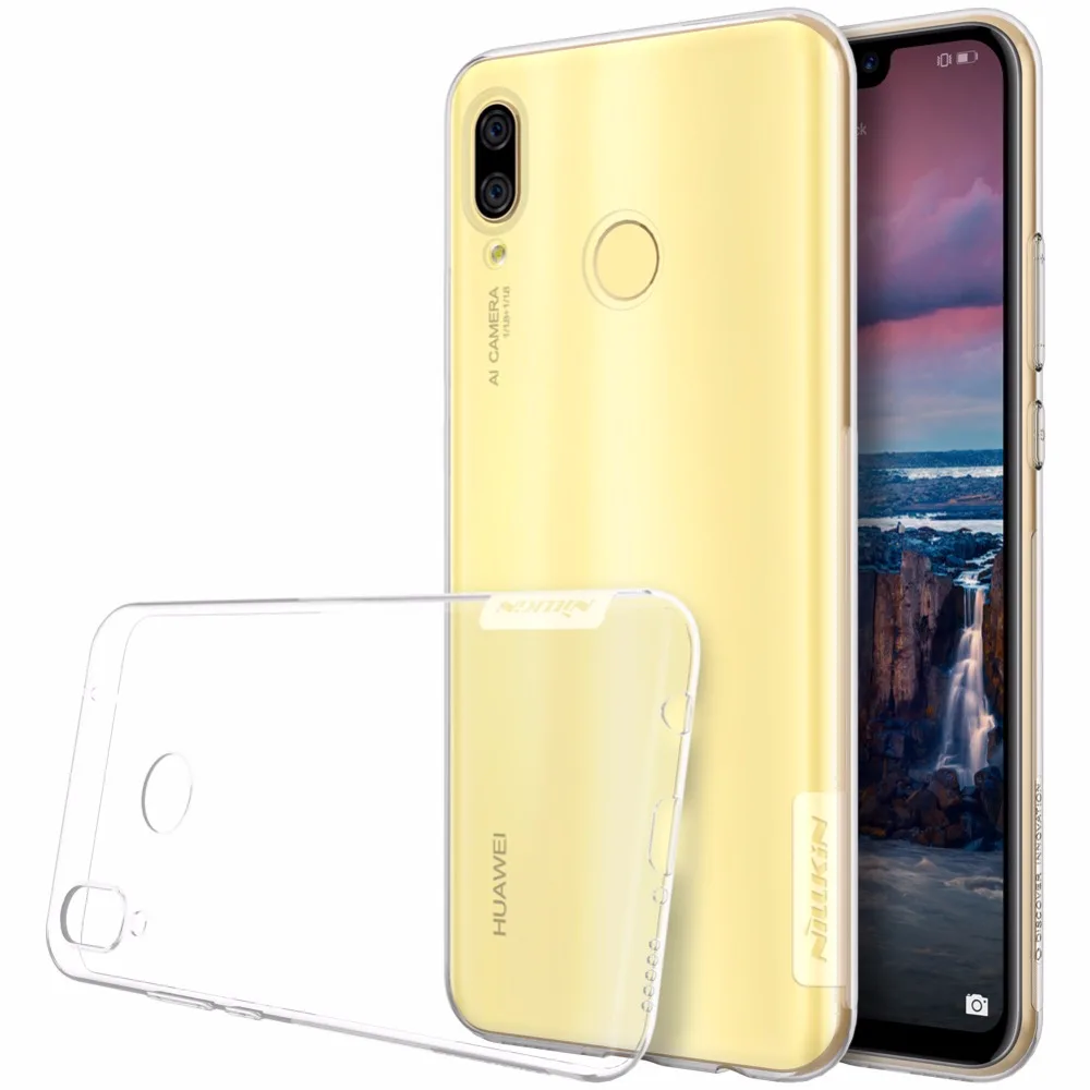 

Case For Huawei Nova 3 Soft Back Cover NILLKIN Nature TPU Ultra Thin Transparent Soft Silicon Case huawei nova3 Clear Back Cover