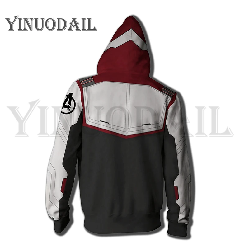 Men and Women Zip Up Hoodies The Avengers Endgame Hooded Jacket Superheroes Battle Suit Sweatshirt Streetwear Cosplay Costume Men and Women Zip Up Hoodies The Avengers Endgame Hooded Jacket Superheroes Battle Suit Sweatshirt Streetwear Cosplay Costume