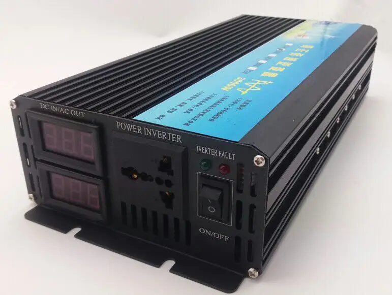 

2500W DC 12V a AC 220V inversor de onda sinusoidal pura 2500W DC 12V to AC 220V Pure sine wave inverter