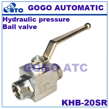 

High quality hydraulic pressure ball valve KHB-20SR M30*2 male thread carbon steel high pressure ball valve