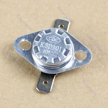 

KSD301 105 degree centigrade Normal Close NC Temperature Controlled Switch Thermostat 250V 10A Dropship