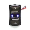Special 2.1A 1.2A 2xUSB Interface Socket Smart phone Iphone Ipad GPS Car Charger Use for Mitsubishi,asx,lancer,outlander,pajero ► Photo 3/6