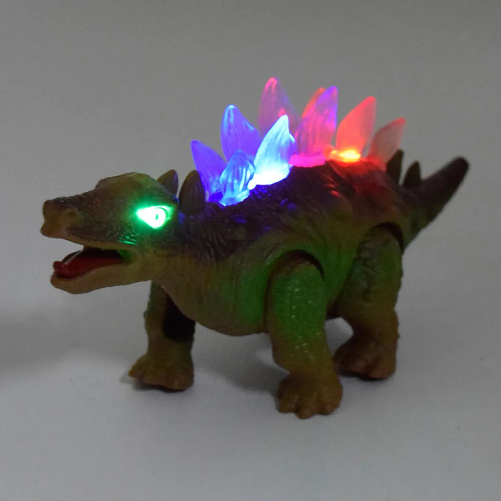 HIINST Dinosaur Electronic Walking Robot Roaring Interactive Toy Lights Sounds Real Movement Can Walk Forward And Roar JAN18