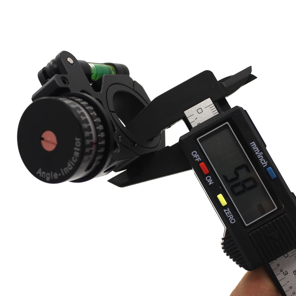 Anel de Montagem Melhor Rifle Bolha Nível Scope Ângulo Indicador se Encaixa 1 Polegada - 30mm Esquerda Direita Acampamento Caça Anti-cant 16 Esporte e Lazer