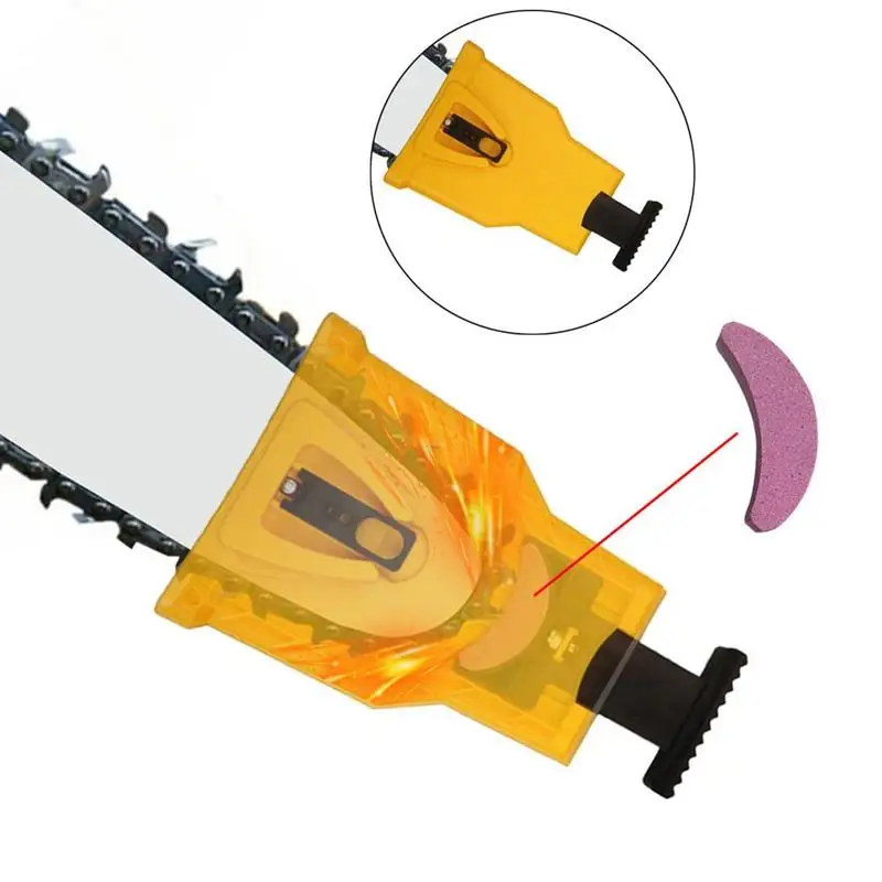 

Chainsaw Teeth Sharpener Sharpens Chainsaw Saw Chain Sharpening Tool System Abrasive Tools 3 Colors
