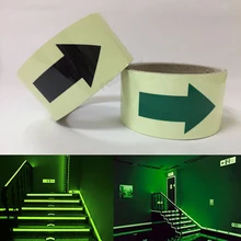 Best Price 50mmX2m glow in the dark tape lasting 4 hours Luminous film for safety