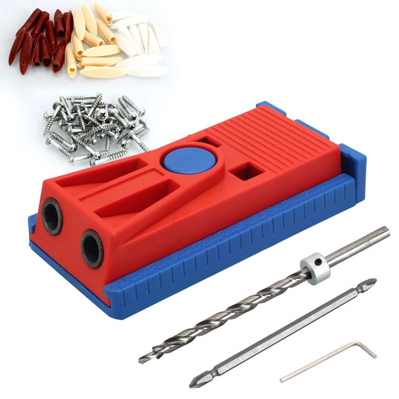 

Inclined Hole Locator Woodworking Punching Device Electric Drill Positioning Drilling Aid Kit DIY Combination Assembling