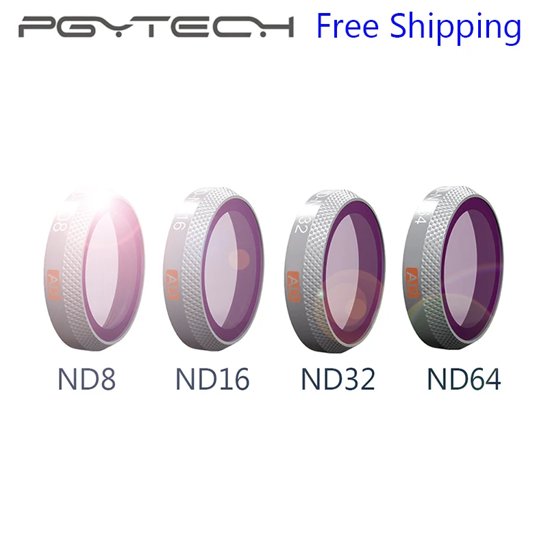 

4 Pieces PGYTECH Mavic 2 Zoom ND8/16/32/64 Filters Set Kit for DJI Mavic 2 Zoom Drone Camera Lens Advanced Version Filters
