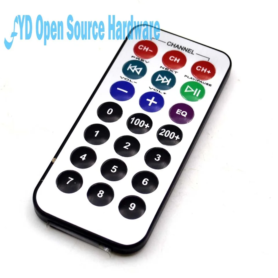 38Khz MCU learning board IR remote control Infrared decoder for protocol remote control For  .MP3 .MP4