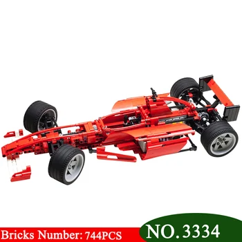 

AIBOULLY 3334 Formula Series Transport 1:10 Racing Car Model 726pcs Model Building Block Sets Educational DIY Bricks Toys Gift